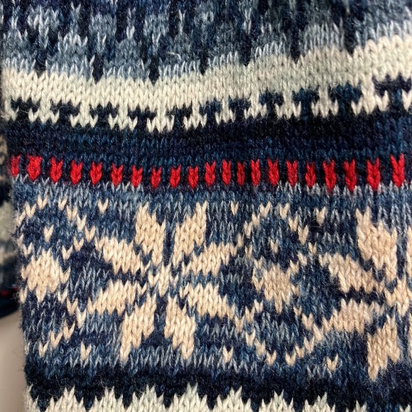 Tiara International Sweater Full Zip Up Fair Isle Colorful Size Large - Picture 3 of 9